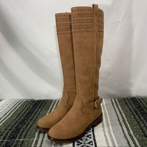 XOXO Vegan Faux Leather Boots sz 7M